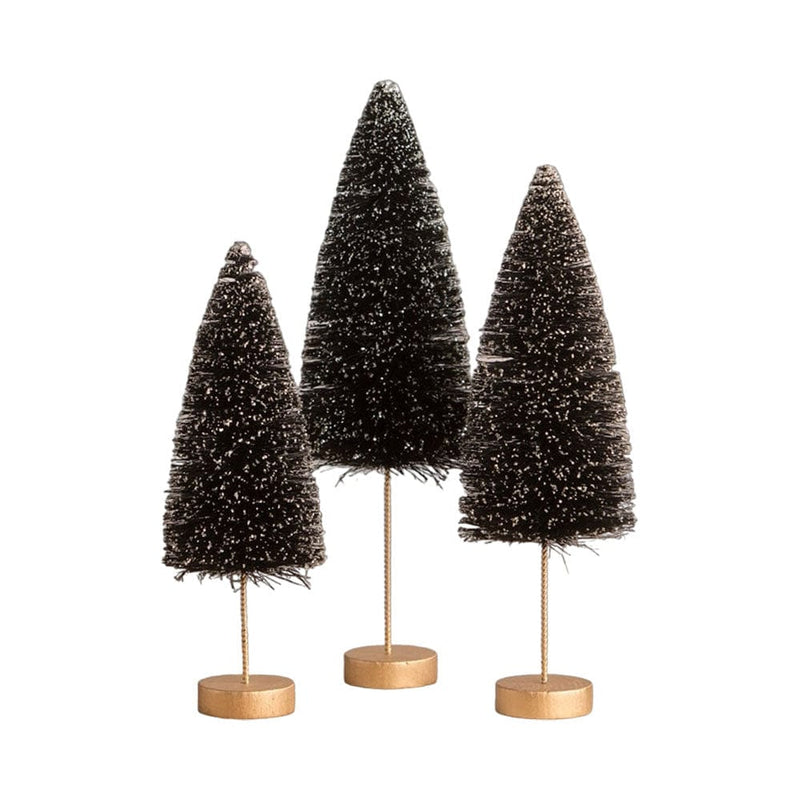 Quirks! Seasonal Decor, Halloween Back to Black Halloween Trees S3 by Bethany Lowe Designs