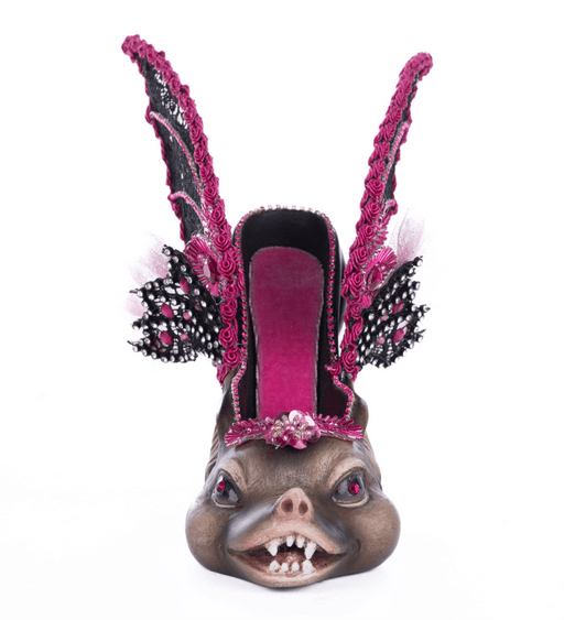 Quirks! Seasonal Decor, Halloween Bat Stiletto Tabletop Limited Edition By Katherine's Collection