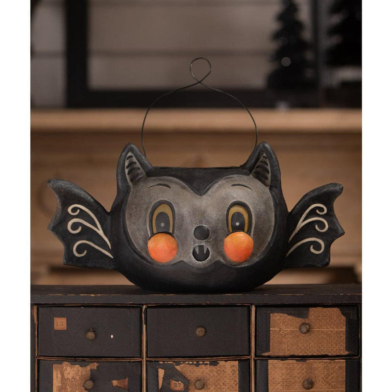Quirks! Seasonal Decor, Halloween Batty Barnum Bucket by Johanna Parker for Bethany Lowe Designs