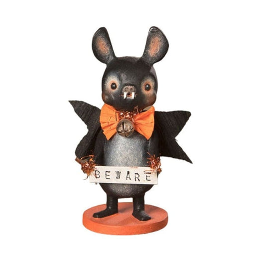 Quirks! Seasonal Decor, Halloween Beware Bat by Bethany Lowe Designs