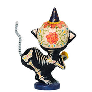 Quirks! Seasonal Decor, Halloween Day of the Dead Kitty Luminary Figure by Jorge de Rojas