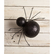 Quirks! Seasonal Decor, Halloween Glittered Spider Extra Large by Bethany Lowe Designs
