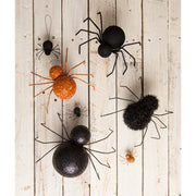 Quirks! Seasonal Decor, Halloween Glittered Spider Extra Large by Bethany Lowe Designs