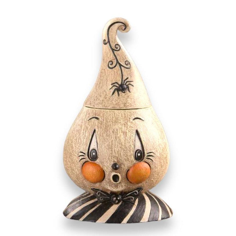 Quirks! Seasonal Decor, Halloween Morty Boo Meringue Treat Container by Johanna Parker