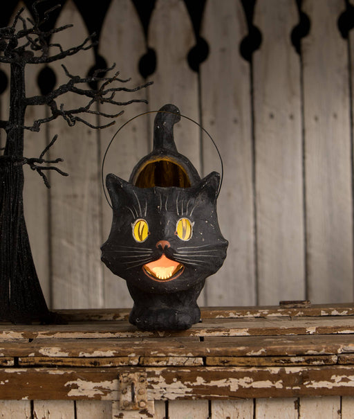 Quirks! Seasonal Decor, Halloween Scaredy Sassy Cat Bucket
