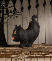 Quirks! Seasonal Decor, Halloween Scaredy Sassy Cat Bucket
