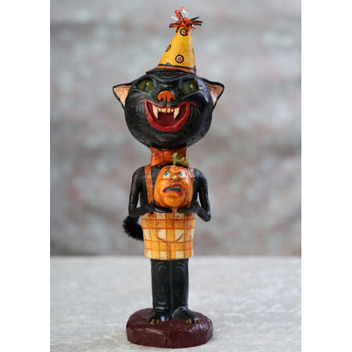Quirks! Seasonal Decor, Halloween Smiley Puss© Halloween Decor by Jorge de Rojas