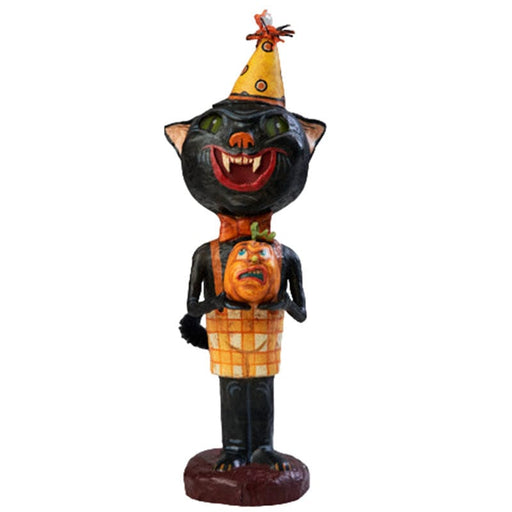 Quirks! Seasonal Decor, Halloween Smiley Puss© Halloween Decor by Jorge de Rojas