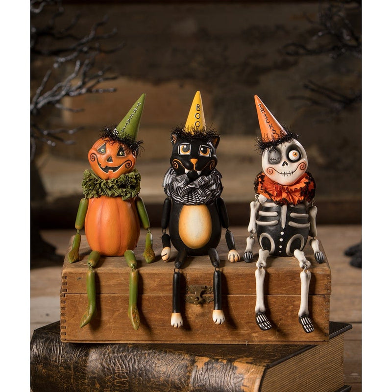 Quirks! Seasonal Decor, Halloween Treats Party Pumpkin Head by Bethany Lowe Designs