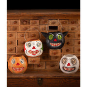 Quirks! Seasonal Decor, Halloween Vintage Cat Bucket Small by Bethany Lowe Designs