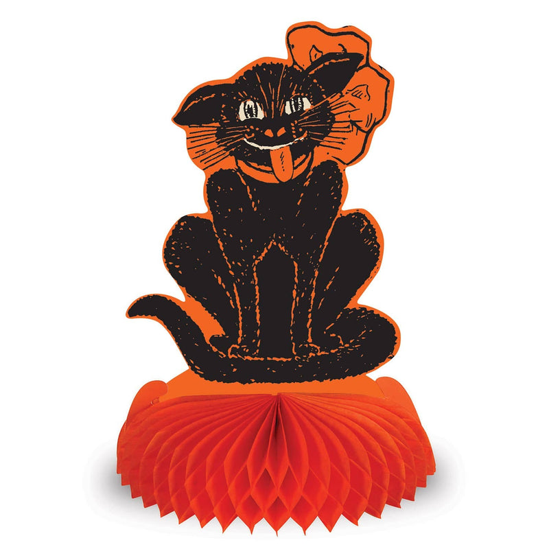 Quirks! Seasonal Decor, Halloween Vintage Halloween Honeycomb Centerpieces Set of 4 by Beistle