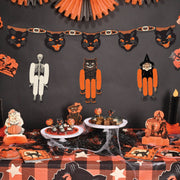 Quirks! Seasonal Decor, Halloween Vintage Halloween Jointed Cat Streamer by Beistle