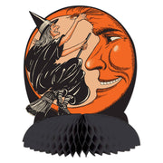 Quirks! Seasonal Decor, Halloween Vintage Halloween Witch & Moon Centerpiece by Beistle