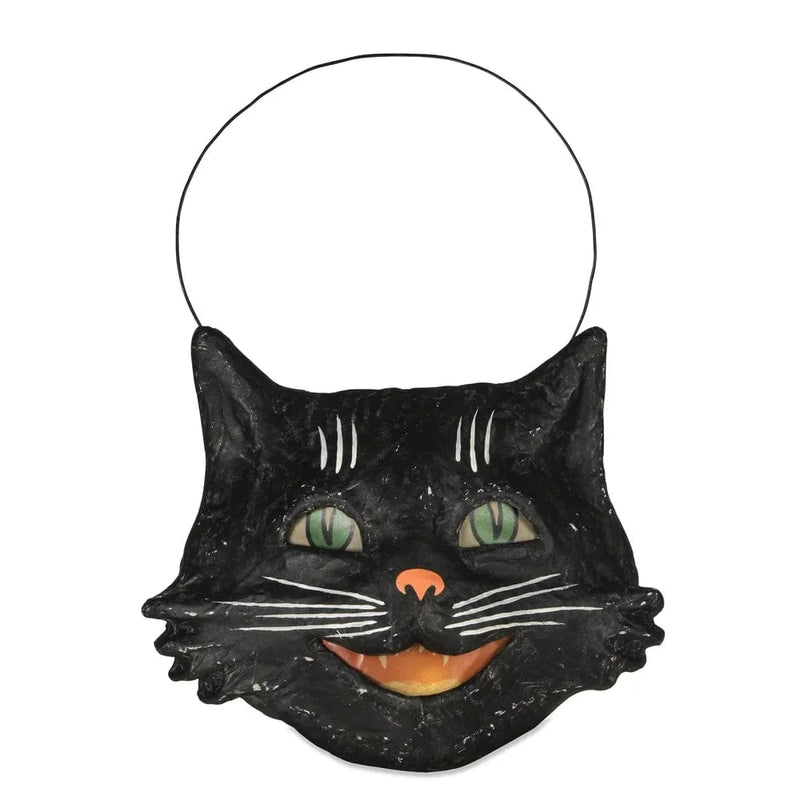 Quirks! Seasonal Decor, Halloween Vintage Happy Cat Bucket by Bethany Lowe Designs