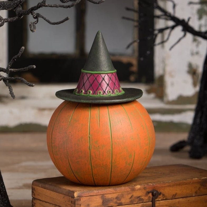 Quirks! Seasonal Decor, Halloween Witchy Orange-O-Weena by Johanna Parker for Bethany Lowe