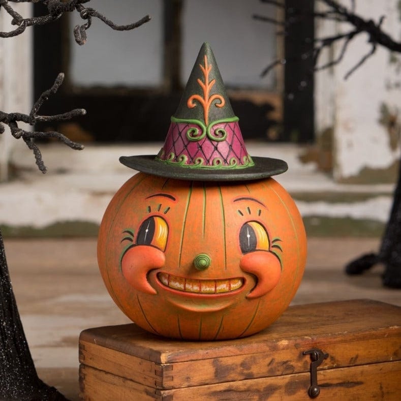 Quirks! Seasonal Decor, Halloween Witchy Orange-O-Weena by Johanna Parker for Bethany Lowe