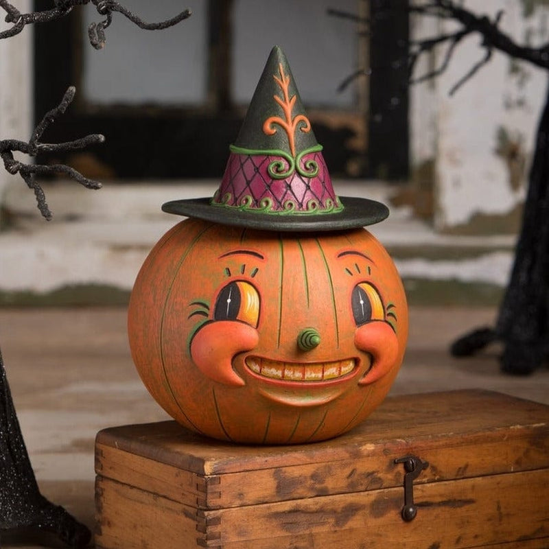 Quirks! Seasonal Decor, Halloween Witchy Orange-O-Weena by Johanna Parker for Bethany Lowe