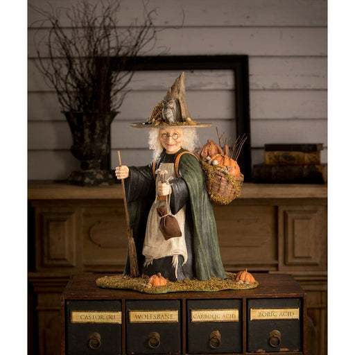 Quirks! Seasonal Decor, Halloween Woodsy Wrenna Witch by Bethany Lowe Designs