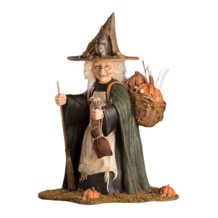 Quirks! Seasonal Decor, Halloween Woodsy Wrenna Witch by Bethany Lowe Designs