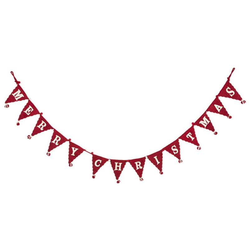 Quirks! Seasonal Decor Merry Christmas Felt Banner