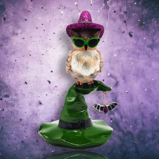 Quirks! Seasonal Decor Prudence The Owl Which Witch Ornament by December Diamonds