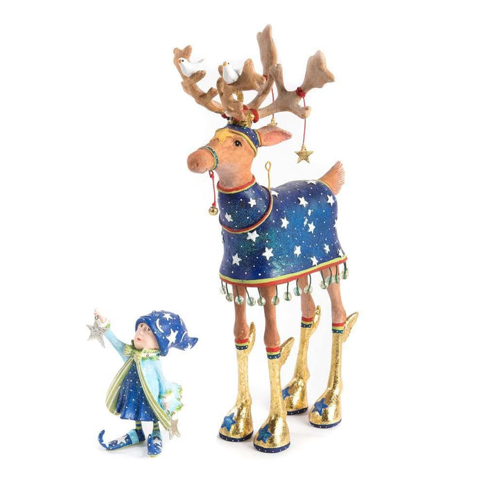 Quirks! Seasonal & Holiday Decorations Dash Away Comet Reindeer Figure by Patience Brewster