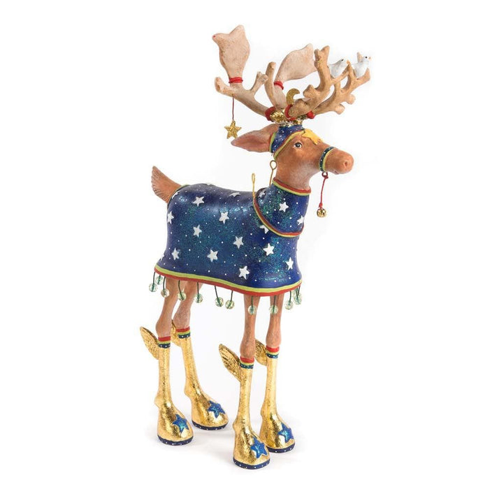 Quirks! Seasonal & Holiday Decorations Dash Away Comet Reindeer Figure by Patience Brewster