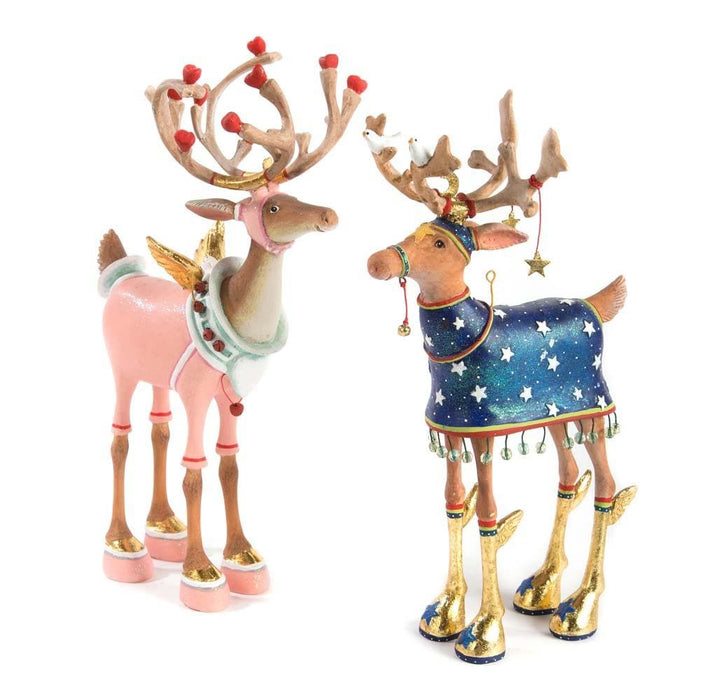 Quirks! Seasonal & Holiday Decorations Dash Away Comet Reindeer Figure by Patience Brewster