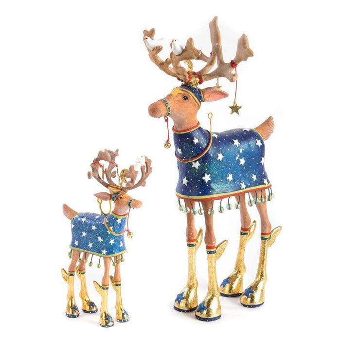 Quirks! Seasonal & Holiday Decorations Dash Away Comet Reindeer Figure by Patience Brewster