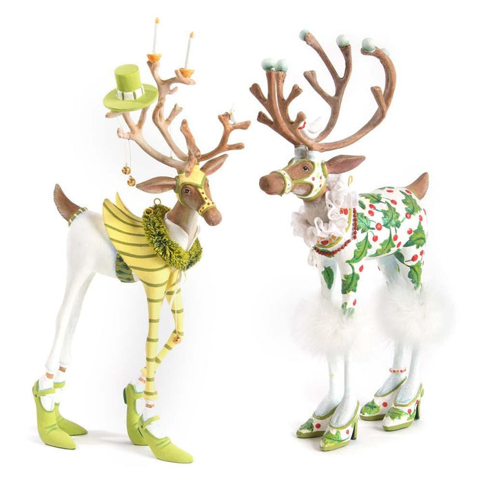 Quirks! Seasonal & Holiday Decorations Dash Away Prancer Reindeer Figure by Patience Brewster