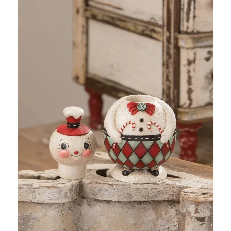 Quirks! Seasonal & Holiday Decorations Double Cane Conrad Jar by Johanna Parker for Bethany Lowe