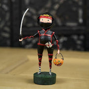 Quirks! Seasonal & Holiday Decorations Lil' Ninja Halloween Figurine by Lori Mitchell RETIRED