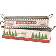 Quirks! Seasonal & Holiday Decorations Reindeer Food Bin Set