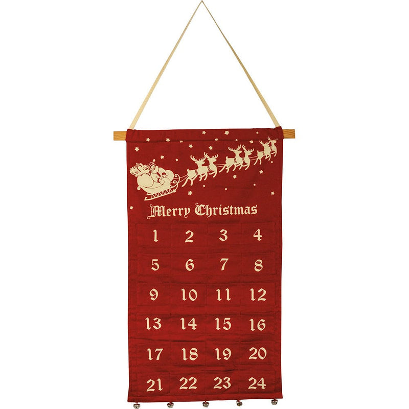 Quirks! Seasonal & Holiday Decorations Vintage Inspired Felt Christmas Wall Countdown
