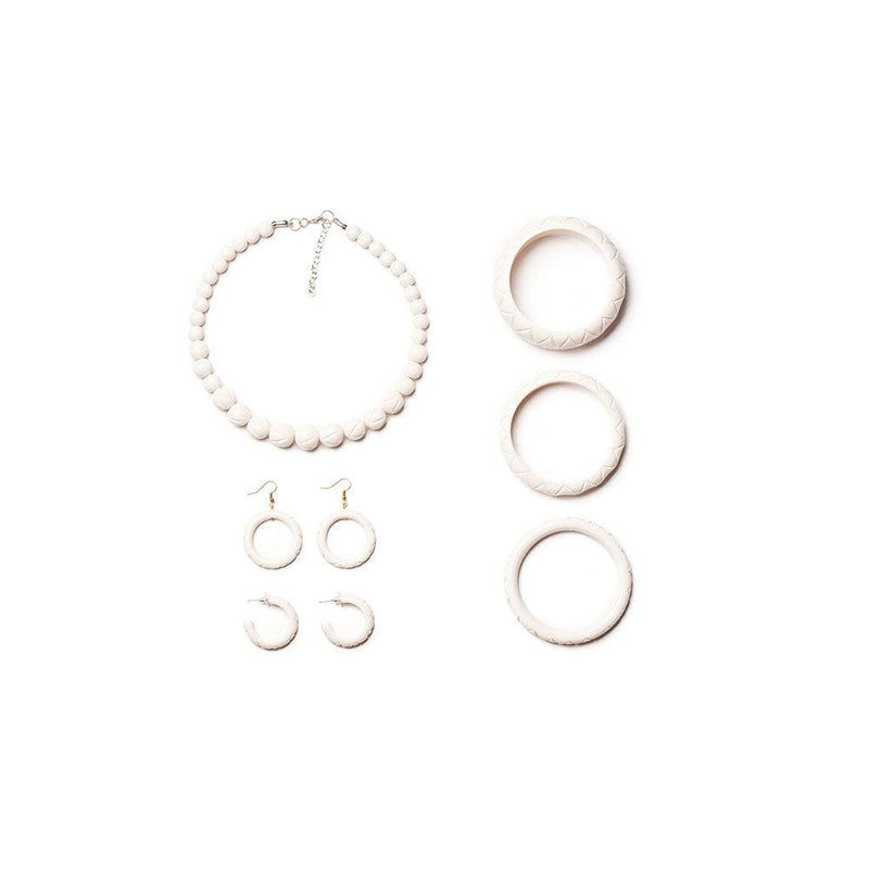 Quirks! Splendette Midi Salty Heavy Carve Bangle by Splendette