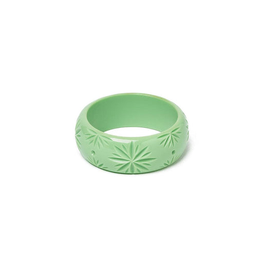 Quirks! Splendette Wide Tea Heavy Carve Bangle by Splendette