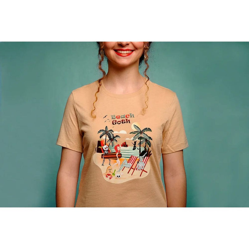 Quirks! T-shirt Beach Goth T-shirt by Laliblue