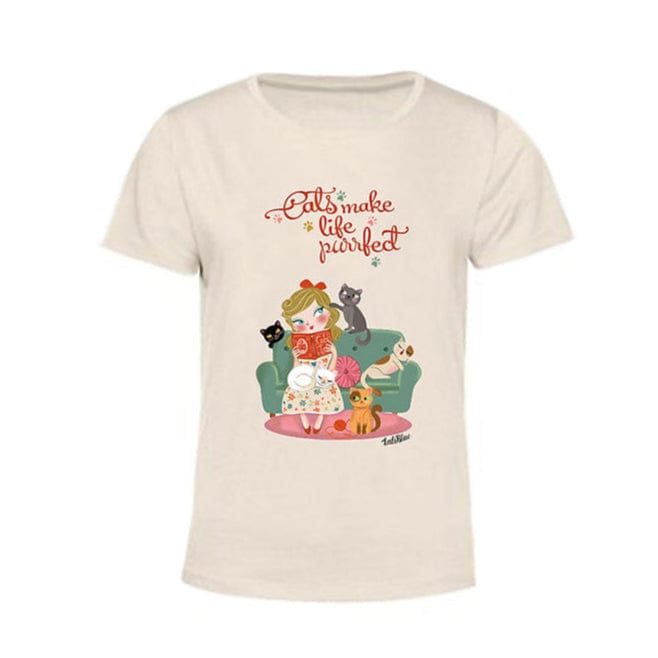 Quirks! T-shirt Cat Lover T-Shirt by Laliblue