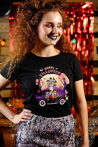 Quirks! T-shirt Happy Halloween T-shirt by Laliblue