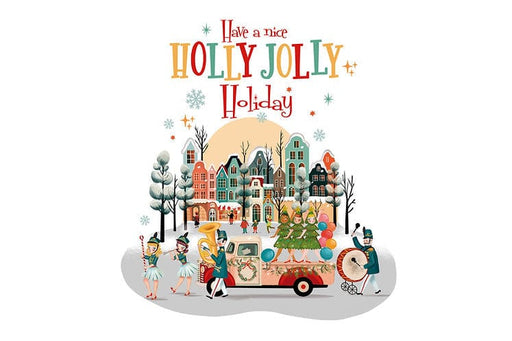 Quirks! T-shirt Holly Jolly Holiday T-Shirt by Laliblue