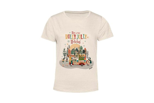 Quirks! T-shirt Holly Jolly Holiday T-Shirt by Laliblue