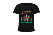 Quirks! T-shirt Meowy Christmas T-shirt by Laliblue