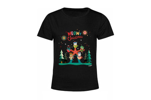Quirks! T-shirt Meowy Christmas T-shirt by Laliblue