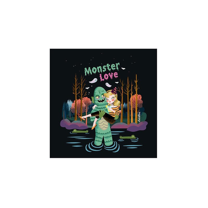 Quirks! T-shirt Monster Love T-shirt by Laliblue