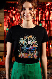 Quirks! T-shirt Spooky Beach Party T-shirt by Laliblue