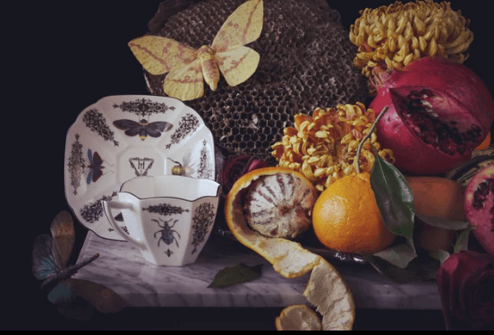 Quirks! tea cup Belle du Jour Teacup and Saucer by Miss Havisham