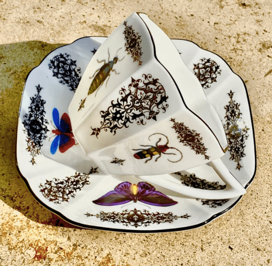 Quirks! tea cup Belle du Jour Teacup and Saucer by Miss Havisham