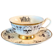 Quirks! tea cup Nouveau Witch Insult Teacup and Saucer by Miss Havisham