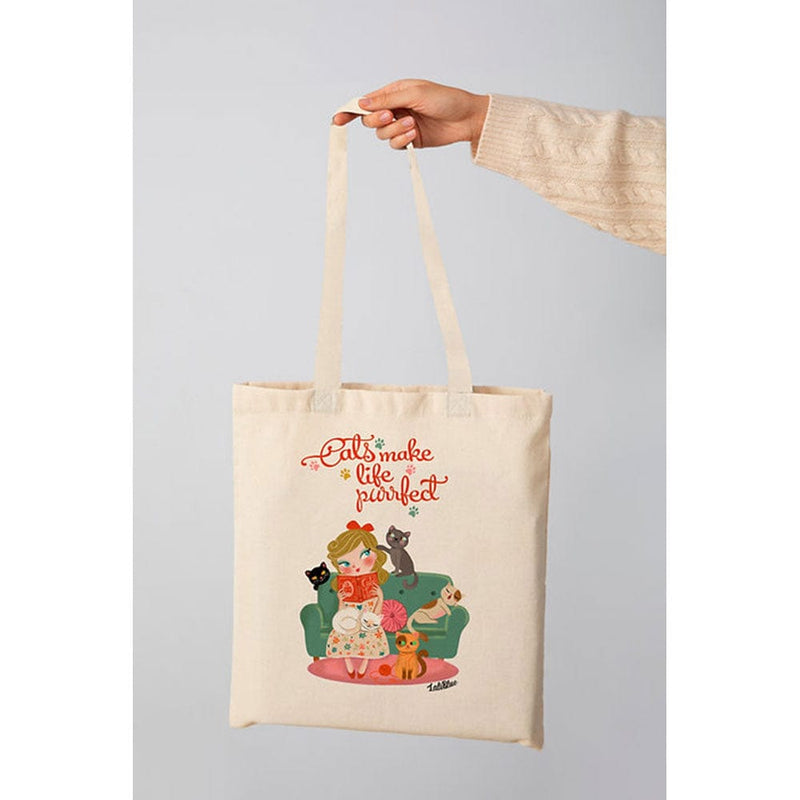 Quirks! Tote Bag Tote Bag Cat Lover by Laliblue