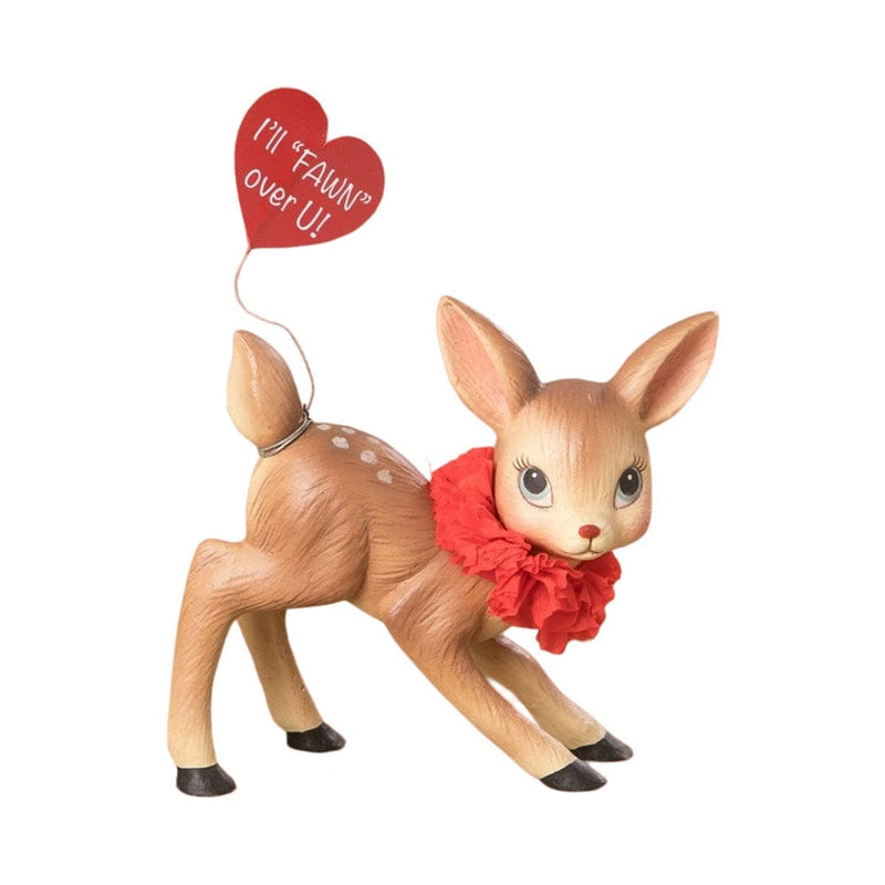 Quirks! Valentine's Day Fawning Over You Deer by Bethany Lowe Designs